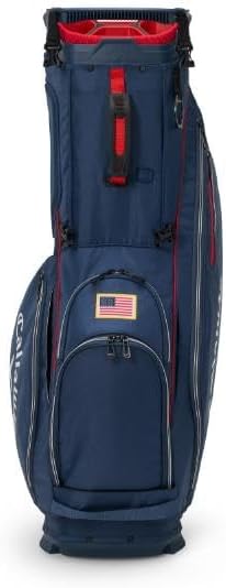 Fairway 14 Stand Bag, Navy/Red, Large E5047