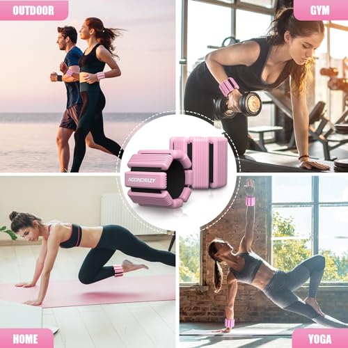 Pilates Wrist & Ankle Weights Set of 2, Adjustable for Walking, Yoga, Gym F527133