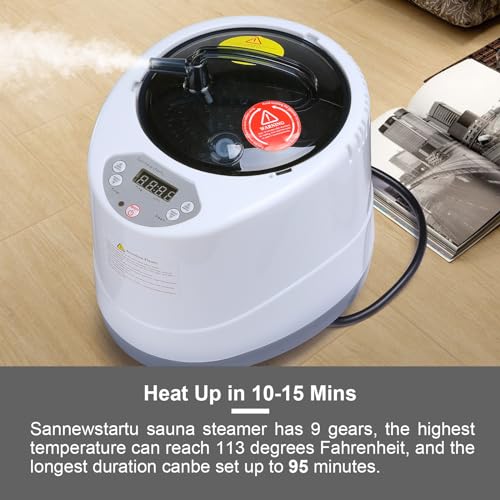 3L Sauna Steamer with Remote Control and Temperature Settings Z98055