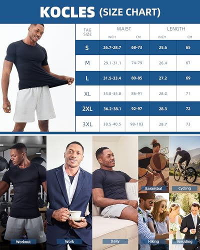 Men's Slimming Compression Shirt with Tummy Control L746