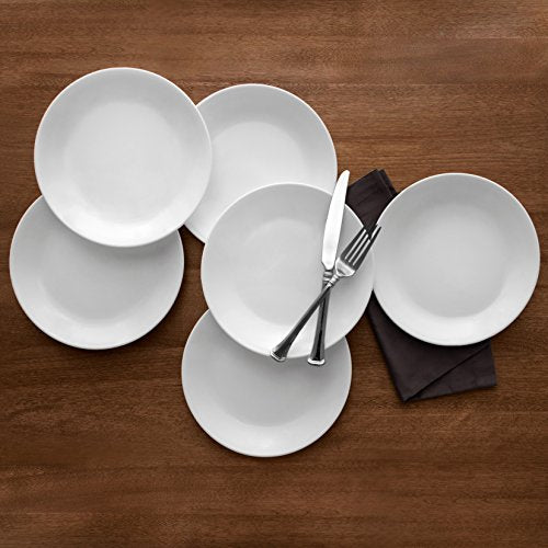 4-Pc Stackable Bowls for Pasta and Salad, 30-Oz, Microwave and Dishwasher Safe, White H3908