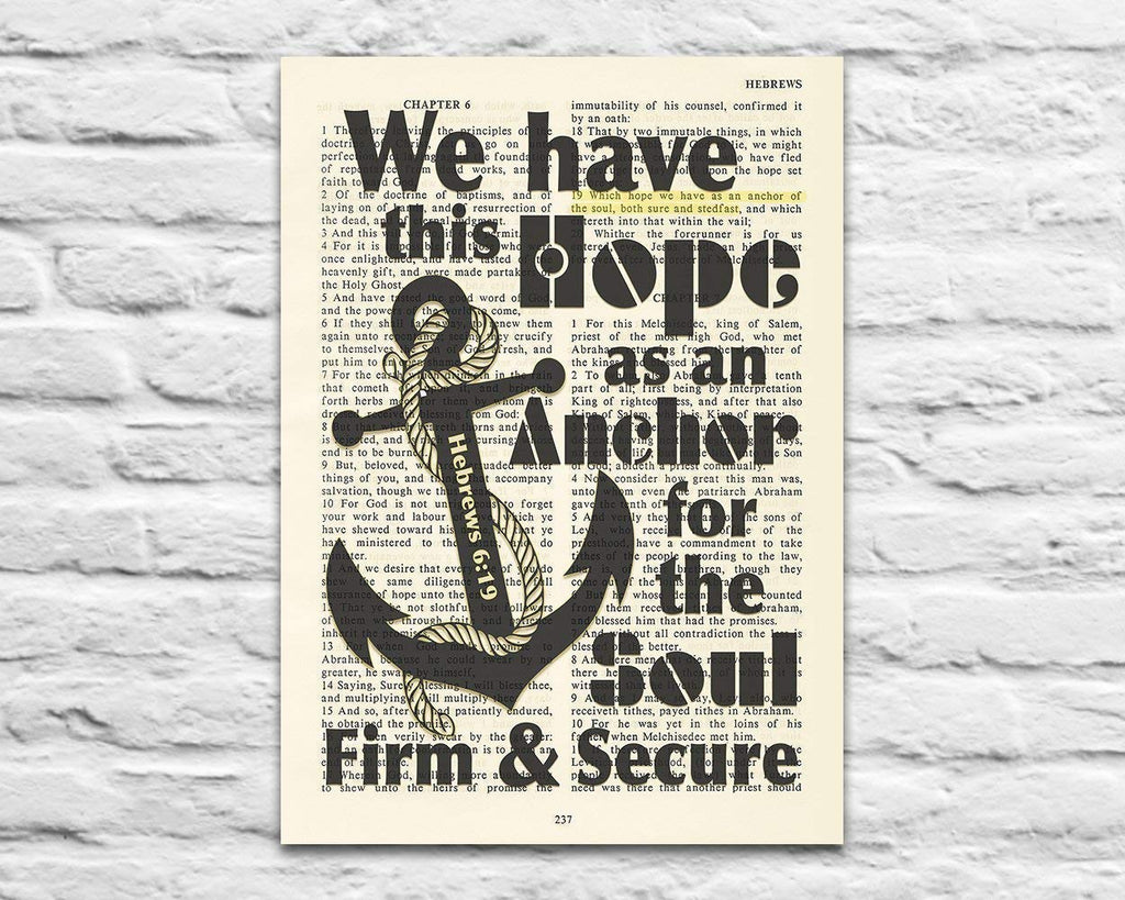 Christian Unframed Bible Verse Wall Art Print, 5x7 inches P5686