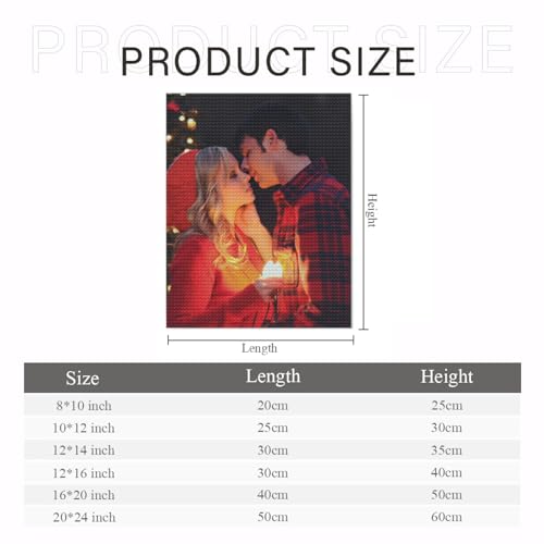Custom Diamond Painting Kit for Adults, Personalized Photo, Home Wall Decor P575628