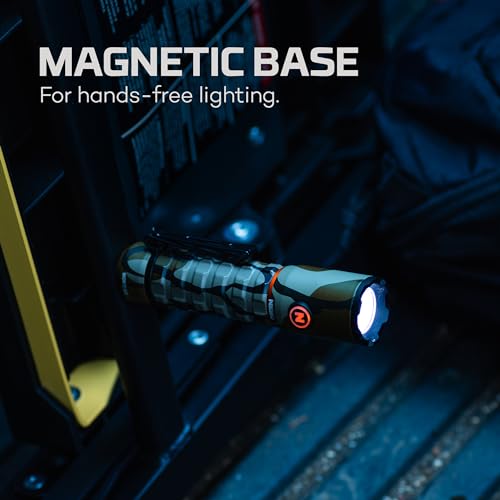 Rechargeable LED Flashlight with Power Control and Removable Clip A943