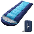 Sleeping Bag anngrowy Camping Sleeping Bags for Adults Kids Ultralight Backpacking Emergency 4 Season Cold Weather Summer Winter Waterproof Compact Cotton Sleeping Bag, Outdoor Mountaineering, Hiking