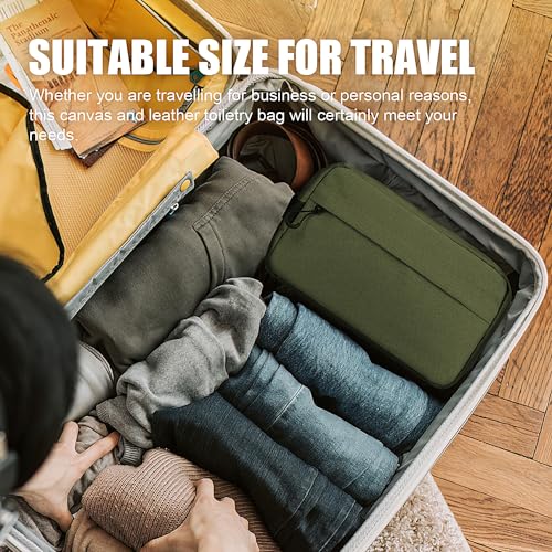 Men's Travel Toiletry Bag Water Resistant Shaving Kit Dopp Kit J92439