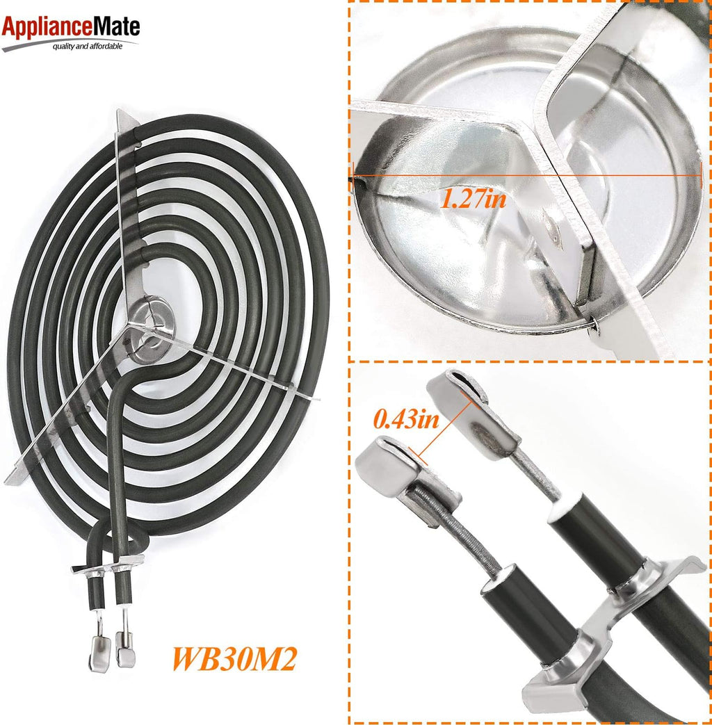 8" 6 Turns Range Surface Element Coil Replacement for Electric Range Burner Q351116