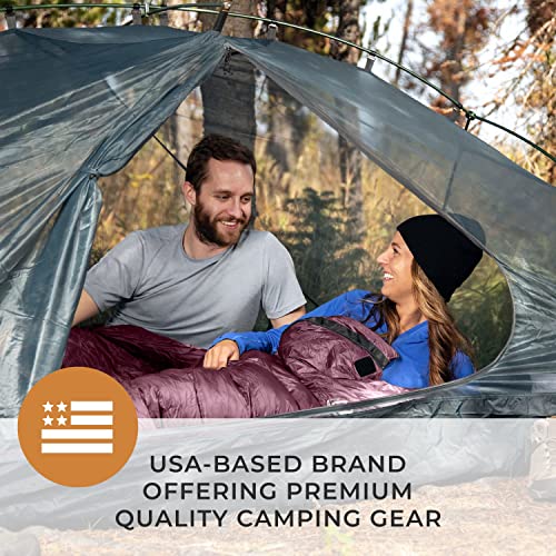 0°F Mummy Sleeping Bag for Hiking and Backpacking J37475
