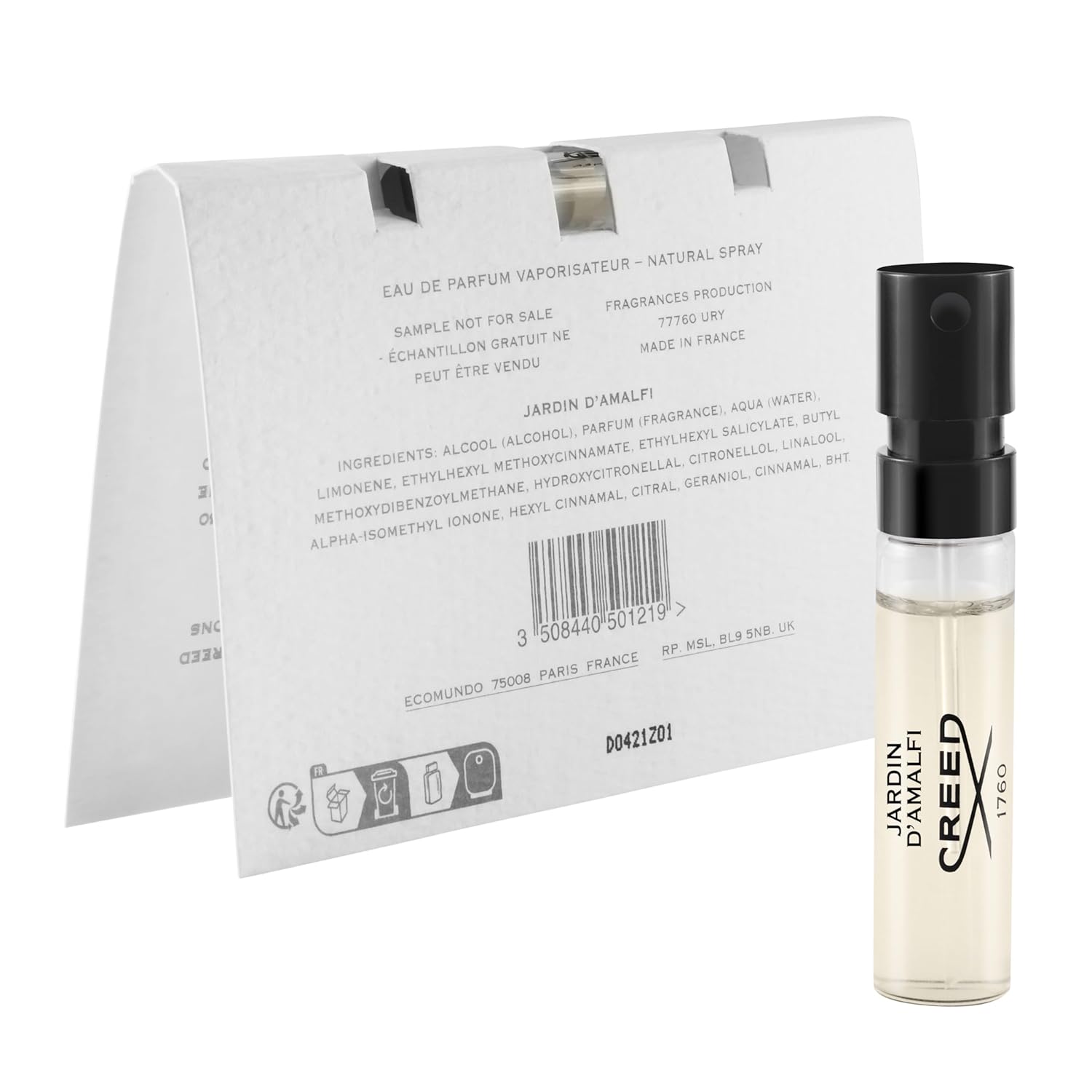 Men's Fragrance Sample Set - 6 Cologne Samples, 0.05 oz Each U110