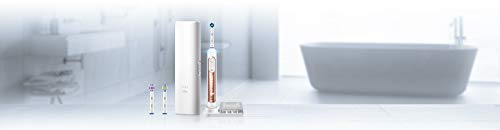 Electric Toothbrush, Rose Gold with 4 Brush Heads and Travel Case F861510