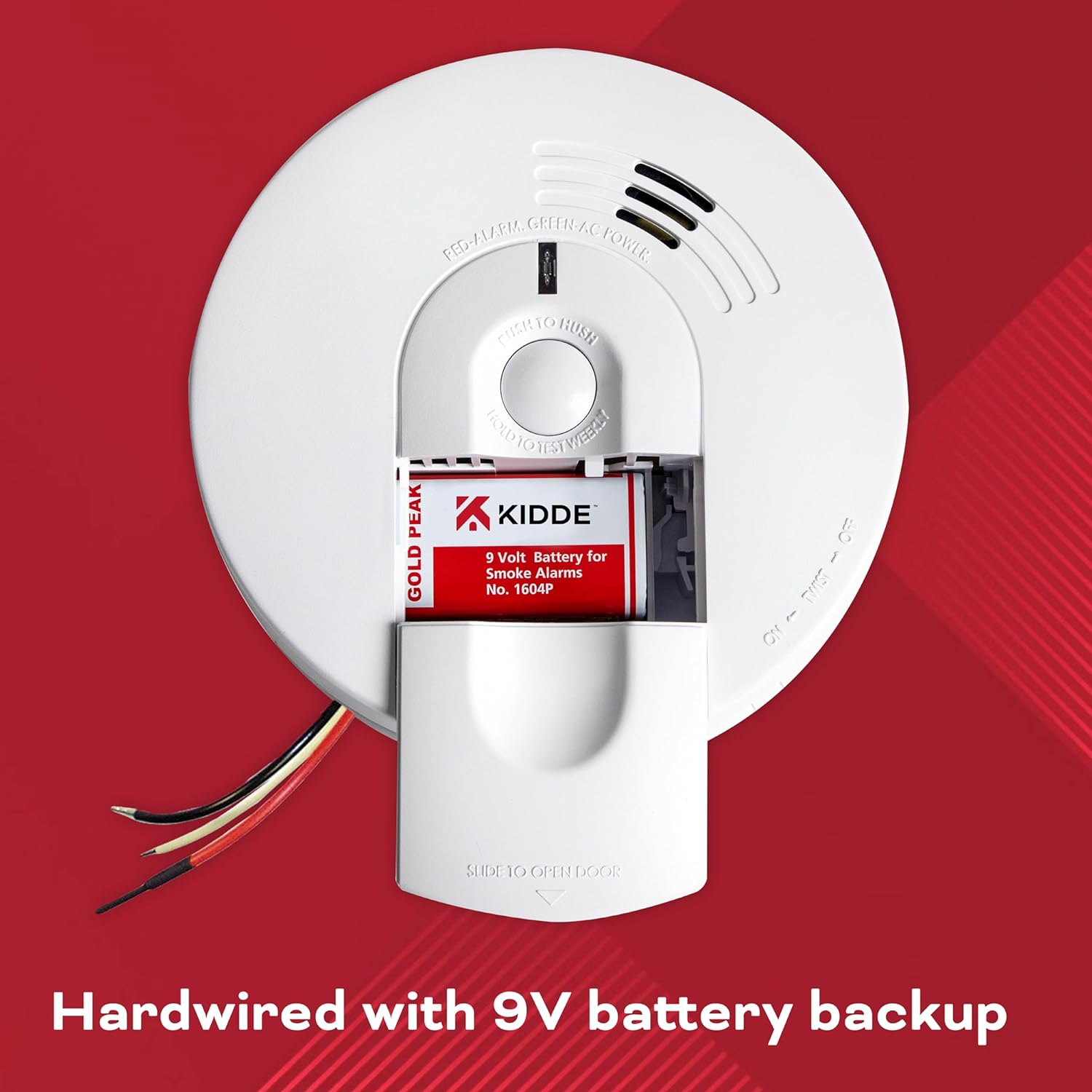 AC Hardwired Smoke Detector Alarm with Battery Backup S286