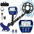 OMMO Metal Detector, Analog Pointer Metal Detector for Adults with 4.3IN Backlight Screen 10'' Waterproof Coil, All &Disc&PP Mode, for Detecting Gold Coin Treasure Hunting