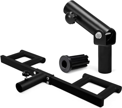 Yes4All T Bar Row Insert, Landmine Attachment for 1&2 Inch Olympic Barbell Bars, Landmine Handles, Workout Home Gym Equipment