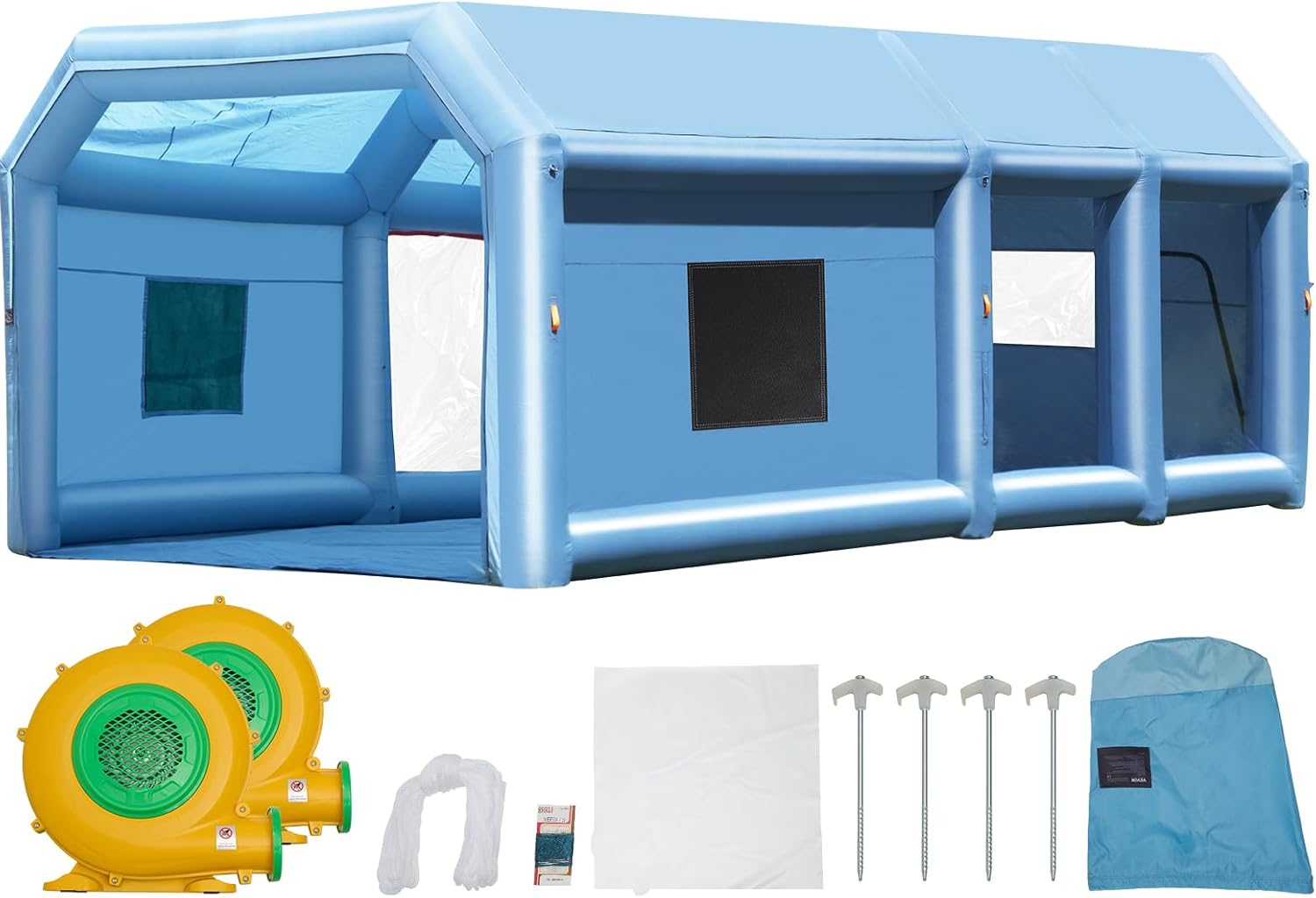 Inflatable Paint Booth for Car and Motorcycle Spray Painting Q158008