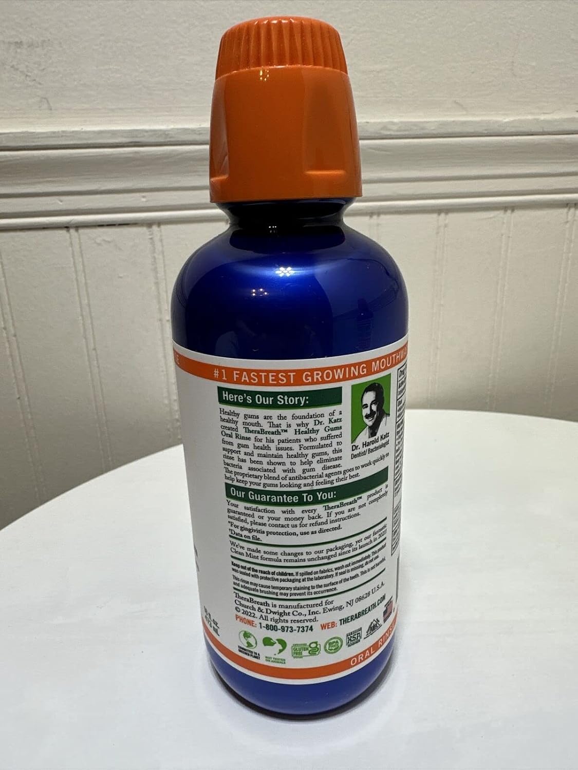 Healthy Gums Oral Rinse Clean Mint, 16 oz, Pack of 6 C4487