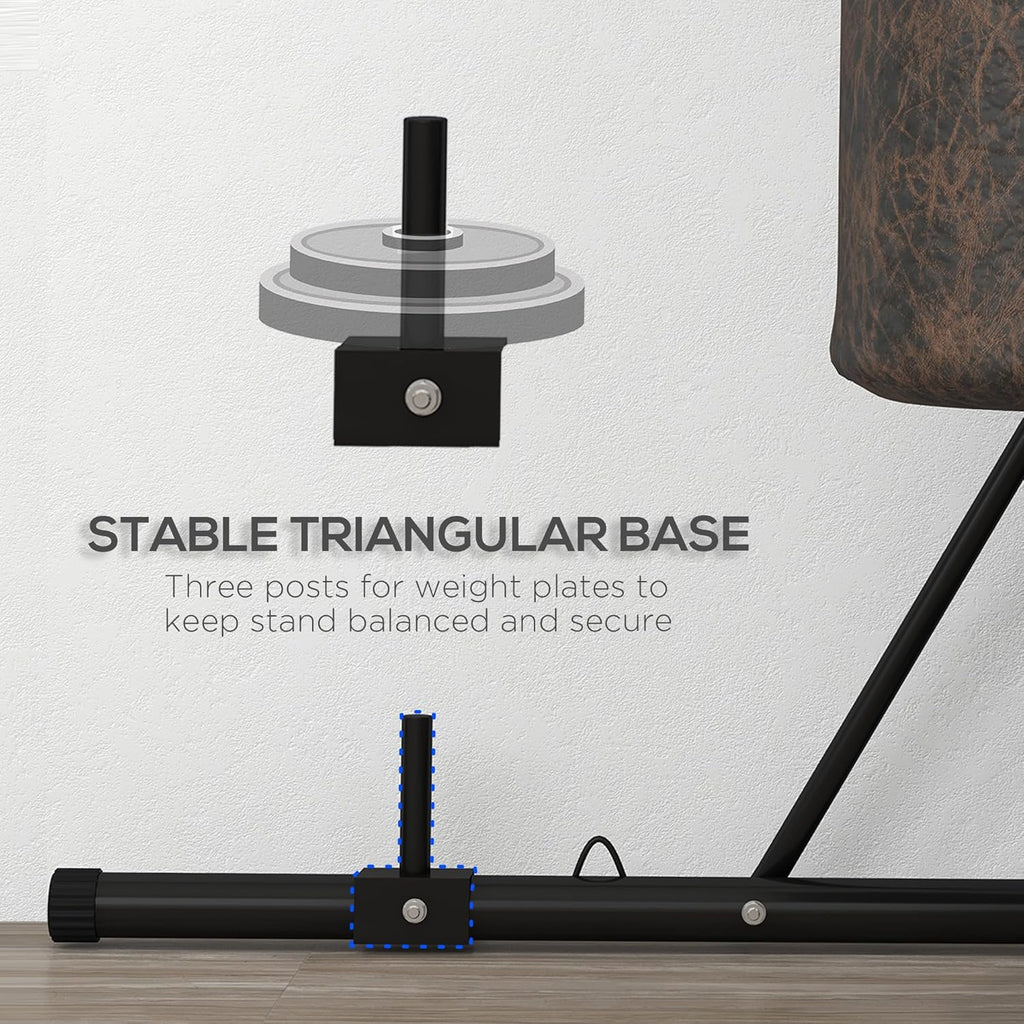 Foldable Punch Bag Stand, Height Adjustable, Heavy Bag Stand Only X45932