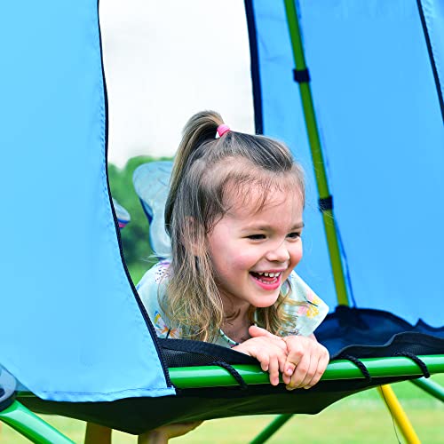 12FT Climbing Dome Outdoor Climber for Kids Easy Assembly Playground Jungle Gym V747872