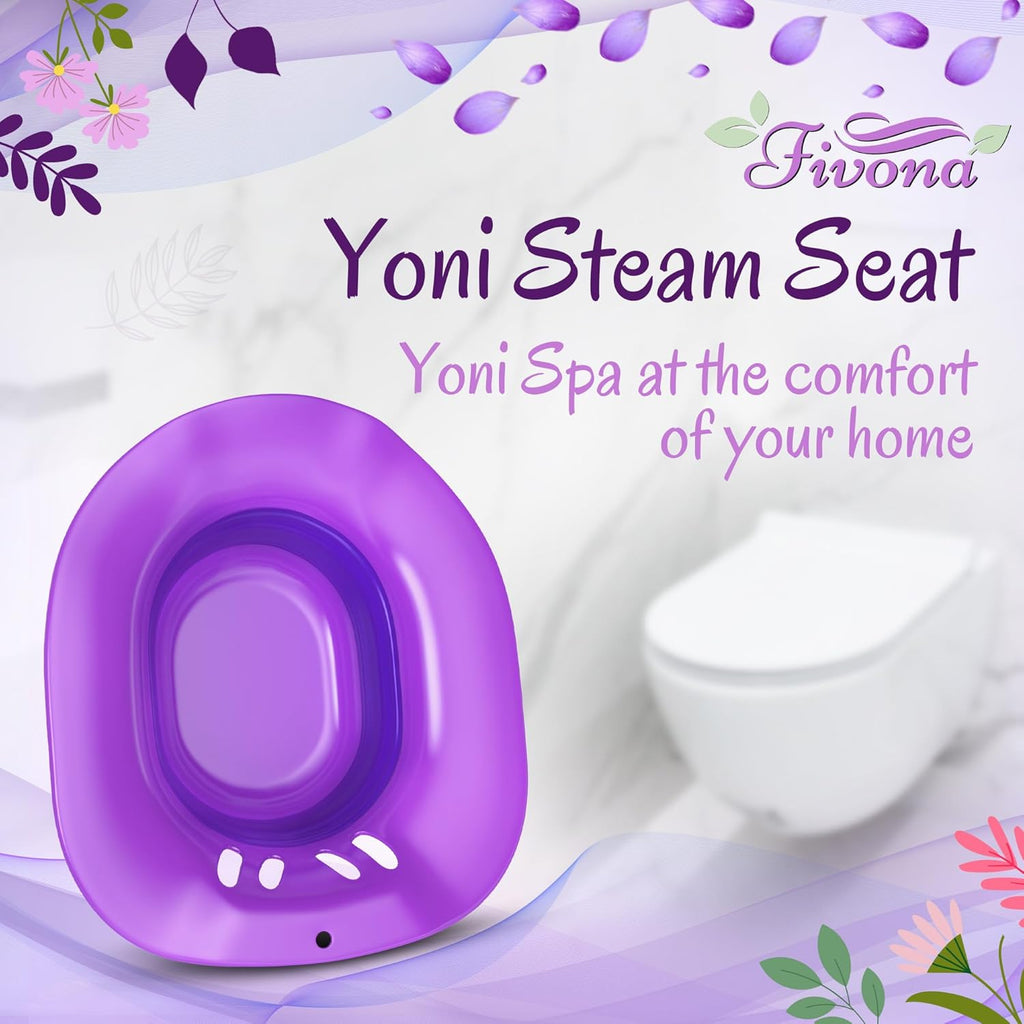 Yoni Steam Seat for Toilet, Sitz Bath Basin for Postpartum Care, Foldable A66906