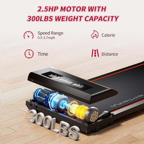Walking Pad Under Desk Treadmill with Remote Control, Portable for Home Office G704