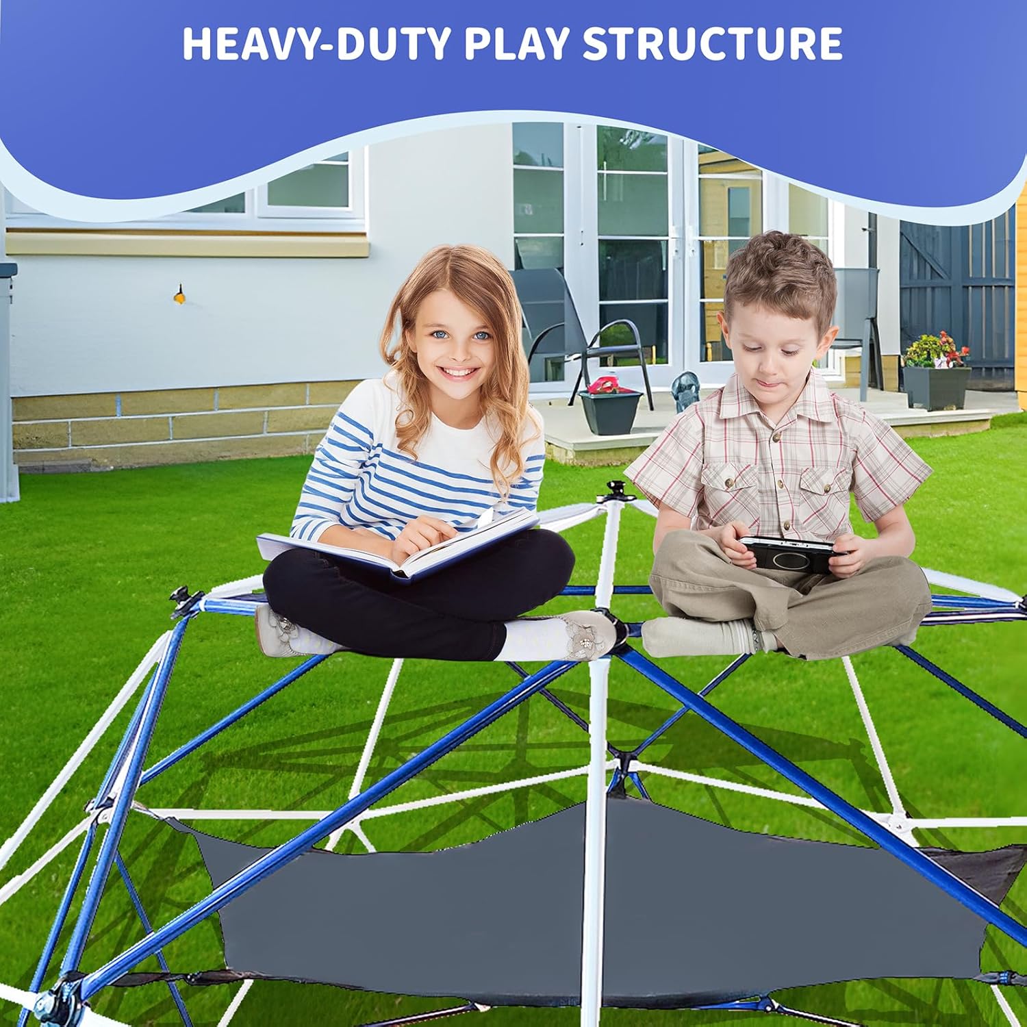 Climbing Dome Jungle Gym for Kids Ages 8-12 Outdoor M3275