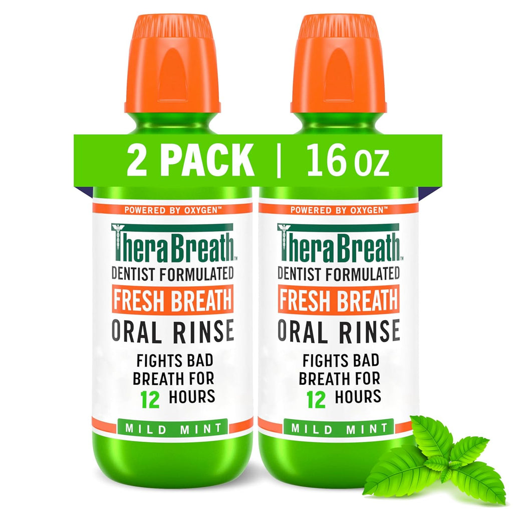 Mild Mint Mouthwash (2pk 16oz) and Mandarin Mint Lozenges (24ct) H759