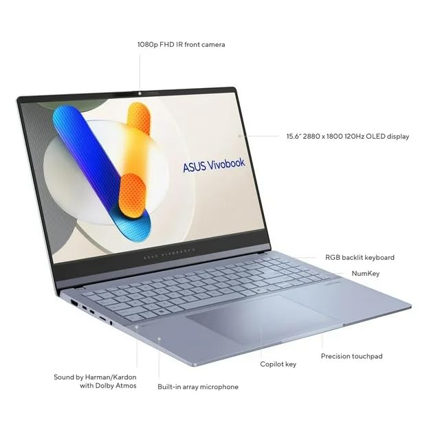 15.6" 120Hz OLED Laptop, Intel Core Ultra 7, 16GB RAM, 1TB SSD, Windows 11 J672104