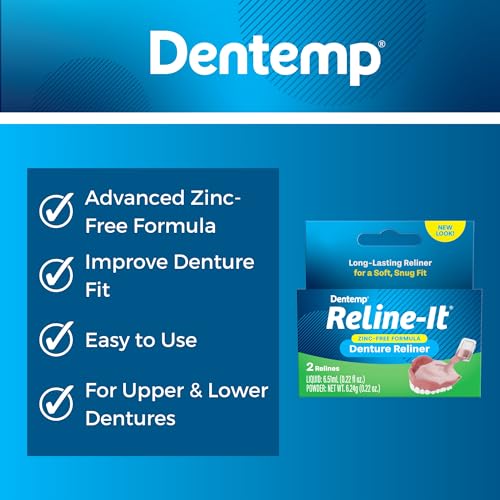 Denture Reline Kit for Upper and Lower Dentures I37212