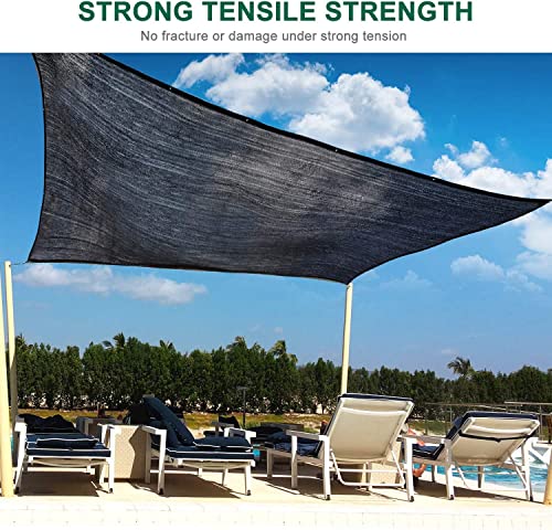 Garden 40% Shade Cloth, Resistant Sun Shade Net 6.5x10FT Mesh Tarp with Reinforced Grommets I119631