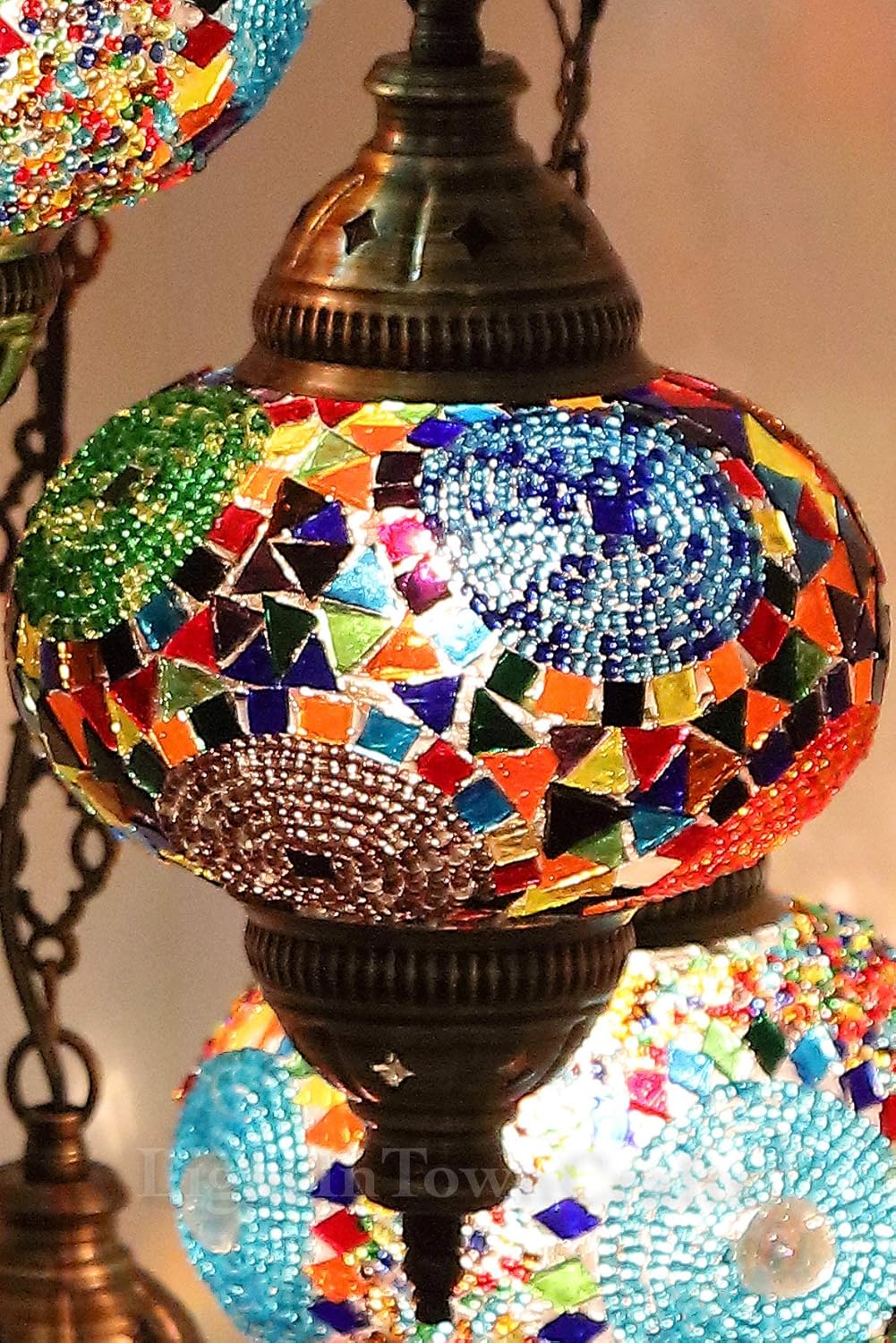 Mosaic Chandelier Turkish Moroccan Hanging Ceiling Lamp Pendant Light V131