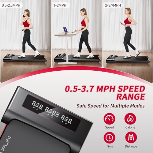 Walking Pad Under Desk Treadmill with Remote Control, Portable for Home Office G704