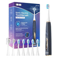 SEAGO Electric Toothbrushes for Adults, Rechargeable Toothbrushes with 8 Brush Heads,5 Modes, Toothbrush with Pressure Sensor,Ultrasonic Toothbrush,SG-2753(Beige)