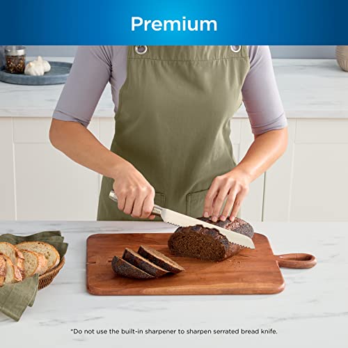 14-Piece German Stainless Steel Knife Set with Built-in Sharpener R656086