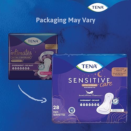 Overnight Incontinence Pads for Women, Extra Coverage, 135 Count L594808