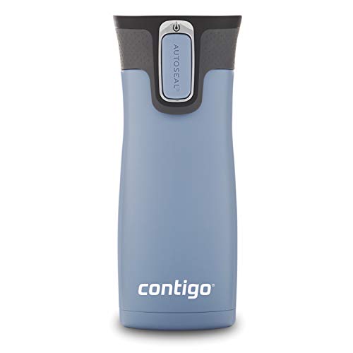 Contigo AUTOSEAL West Loop Vacuum-Insulated Stainless Steel Travel Mug with Easy-Clean Lid, 20oz., Midnight Berry
