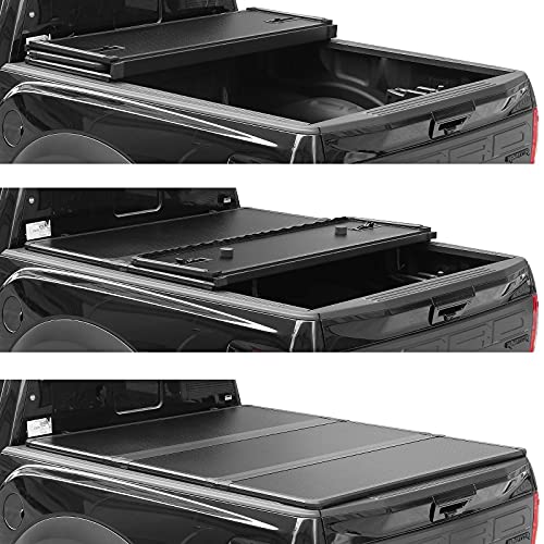 Hard Tri-Fold Truck Bed Tonneau Cover 6.2ft for Chevy Colorado GMC Canyon H745095