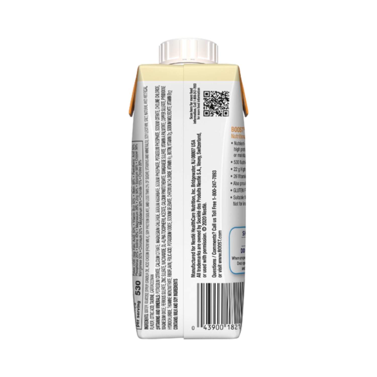 Very High Calorie Nutritional Drink, Very Vanilla, 8 FL OZ (Pack of 27) L58653
