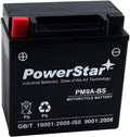 PowerStar PM9A-BS High Performance Power Sports- Maintenance Free - Sealed AGM Battery Motorcycle Battery for YTX9A-BS YAMAHA 200 YCS1 68