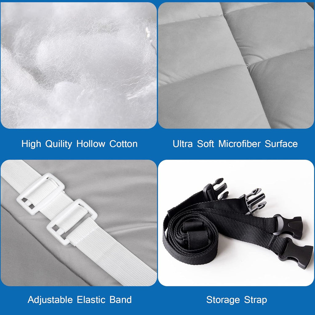 Cot Mattress Pad Topper for Camping Cot P956