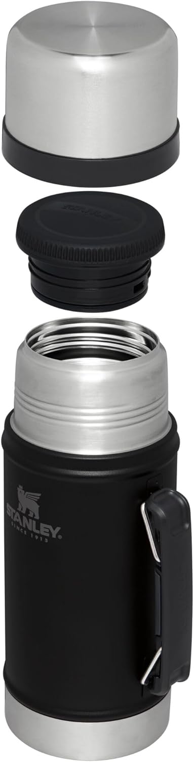 Vacuum Insulated Food Jar, 18/8 Stainless Steel Thermos with Leak Proof Lid, Wide Mouth, 1.0qt C81093