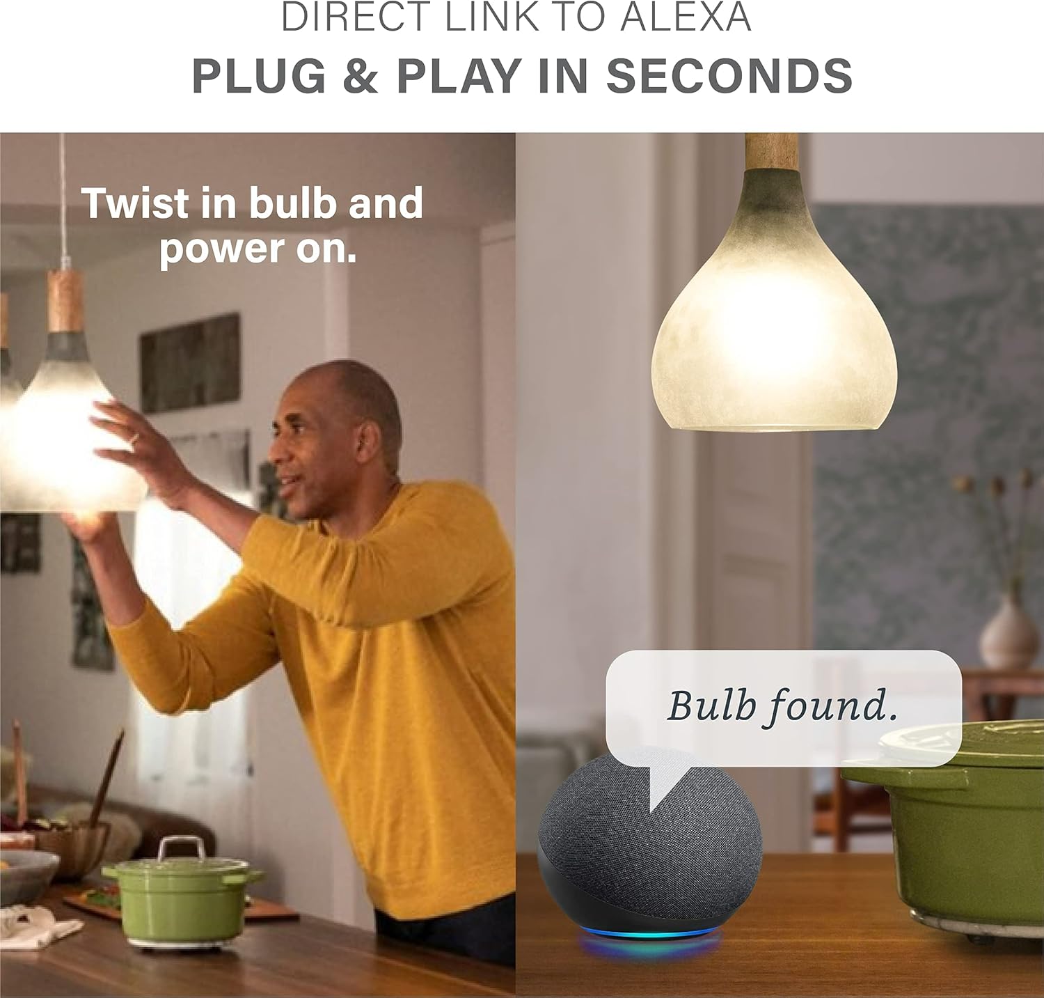 Alexa Light Bulb, Color Changing, Bluetooth Mesh Smart Home, E26 60W, 2-Pack Z667266