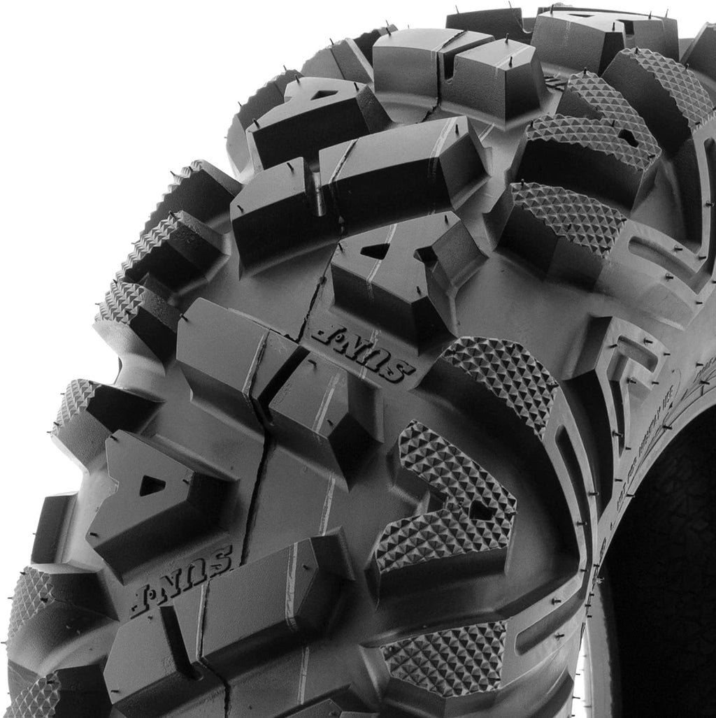 Set of 4 ATV UTV All-Terrain Tires 26x9-14 & 26x11-14, 6PR, Tubeless H983453