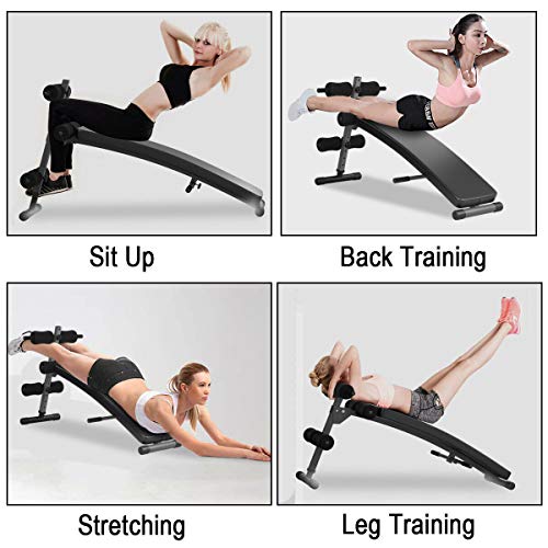 Adjustable Sit Up Bench Slant Board for Ab Crunch Y89360