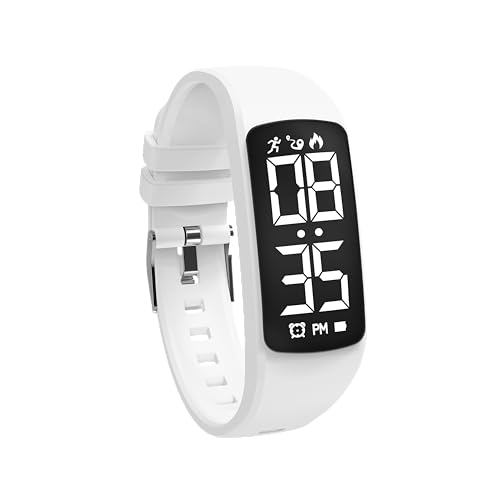 Kids Watch, Kids Fitness Watch for Girls Boys Watches Ages 5-15, Waterproof Kids Digital Watch with Alarm Clock, Stopwatch, Pedometer, Non Bluetooth Watches for Kids, Teen Boy Gift Ideas