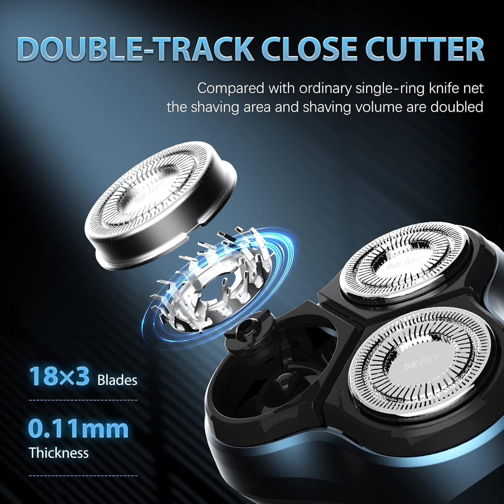 Electric Razor for Men, Body Hair Trimmer, Beard Trimmer with USB Rechargeable R14037