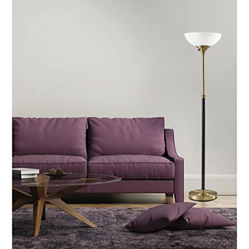 Bergen Torchiere Floor Lamp, Black B303