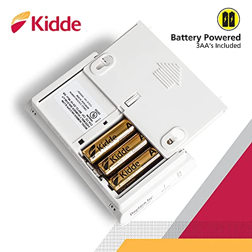 Carbon Monoxide Detector, AA Battery Powered CO Alarm with LEDs X7018