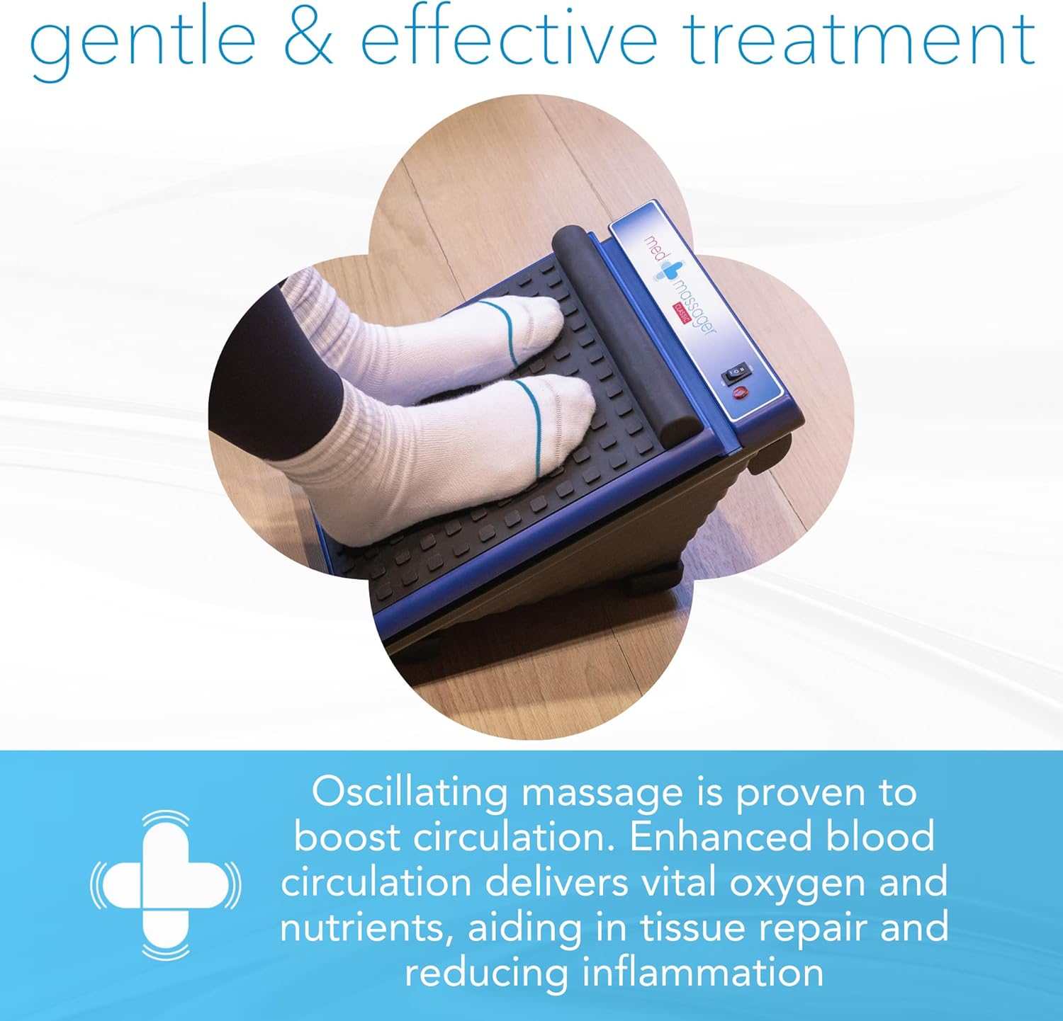 Foot Massager for Deep Tissue Therapy, Dual Speed, Portable Q71992