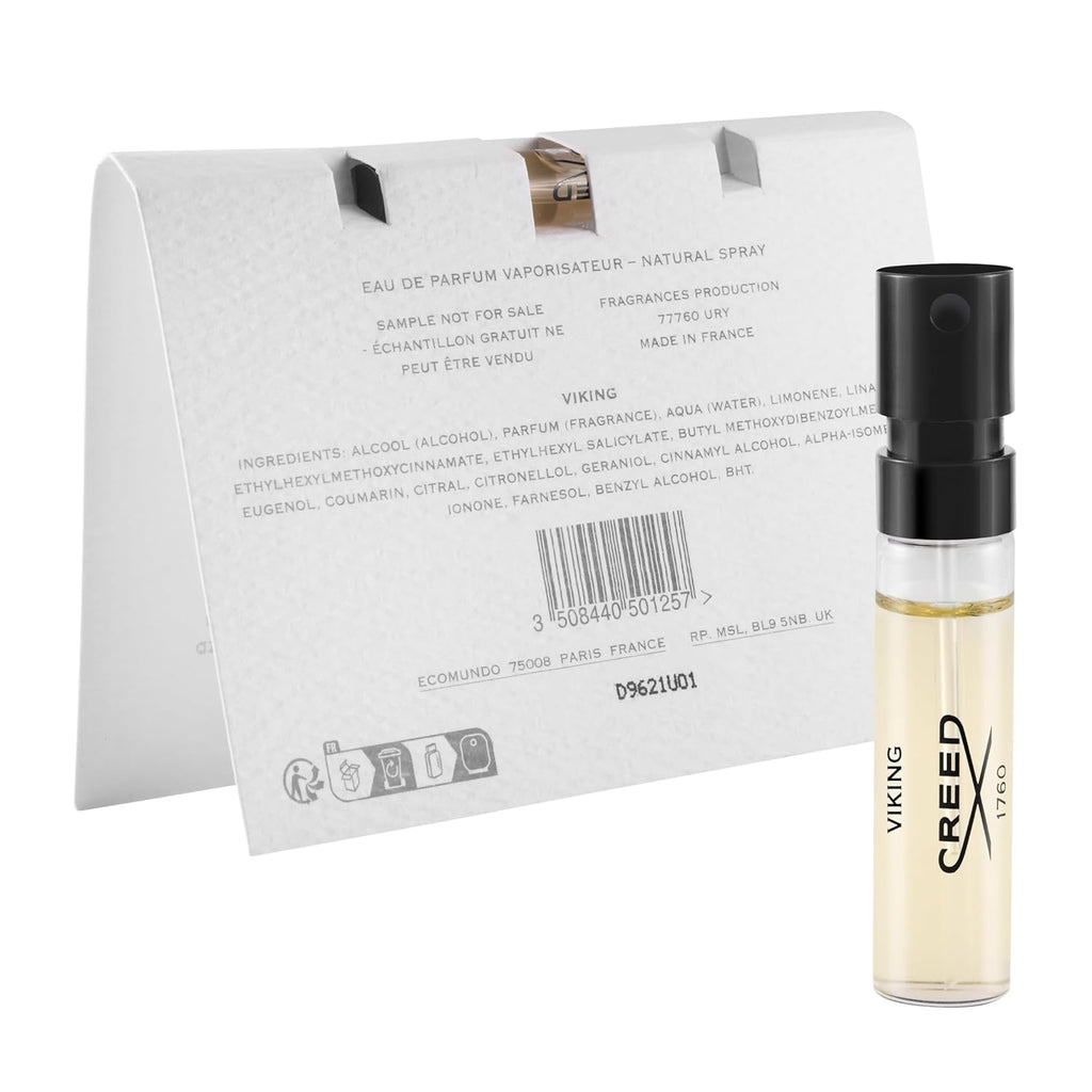 Men's Fragrance Sample Set - 6 Cologne Samples, 0.05 oz Each U110