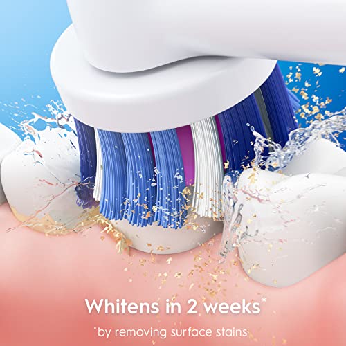 3D White Vitality Electric Toothbrush with 2 Brush Heads, Rechargeable, Blue V269