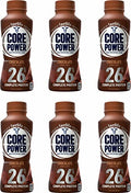 Fairlife Core Power High Protein Milk Shake, Natural Flavor Ready to Drink Protein Shake, The best Chocolate Fairlife Protein Shakes,14 fl oz , 42gm (Chocolate flavor, Pack of 6 Bottles) protein, fairlife chocolate milk,